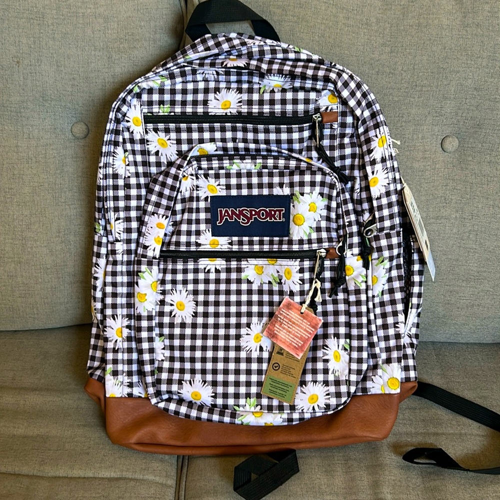 JANSPORT DAISY MAE Cool Student XL backpack NWT